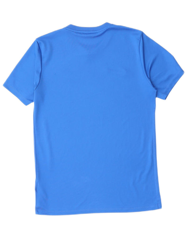 NIKE Mens Dri Fit T-Shirt Top Medium Blue Polyester