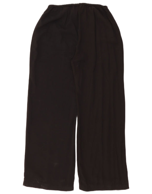 Zara Womens Tracksuit Trousers UK 14 Large Black