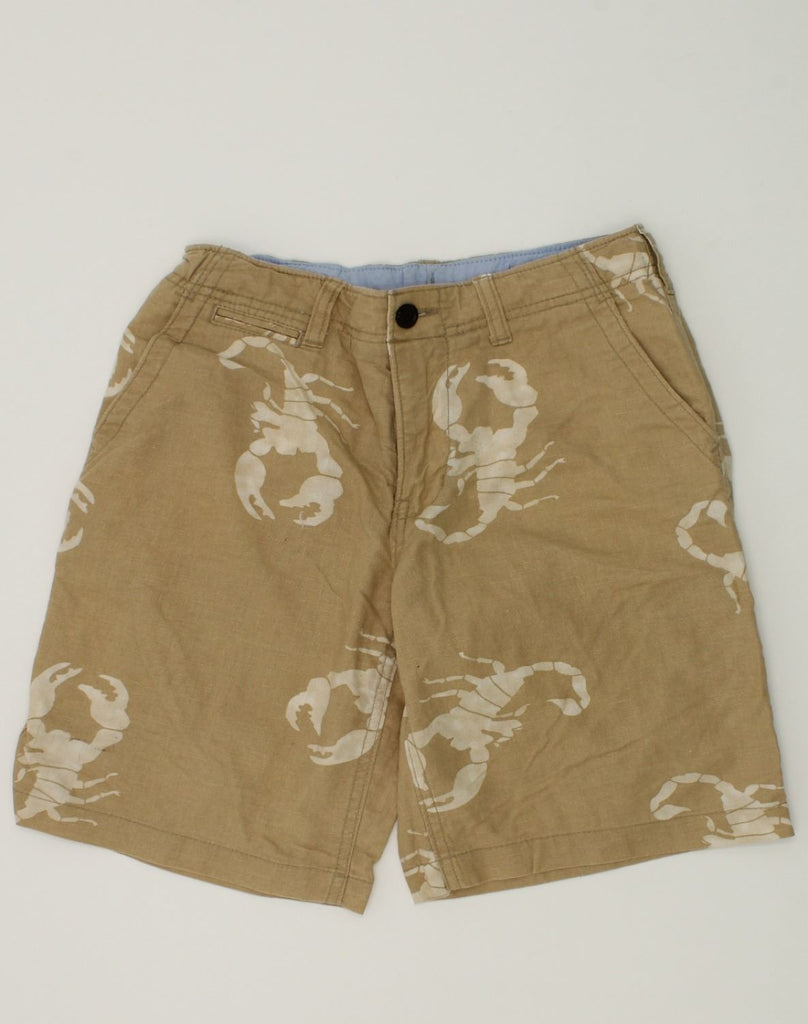 GAP Boys Chino Shorts 9-10 Years W25 Beige Animal Print Cotton | Vintage Gap | Thrift | Second-Hand Gap | Used Clothing | Messina Hembry 