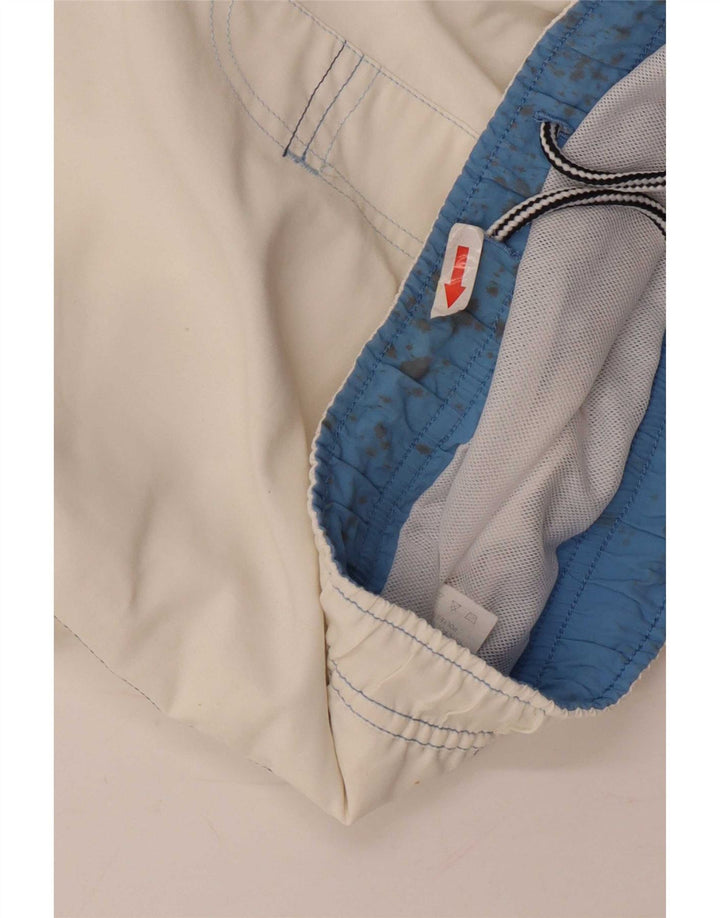 Colmar Mens Graphic Swimming Shorts IT 52 Large White Polyester