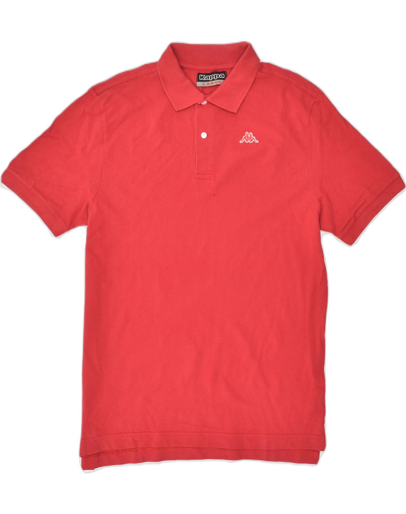 KAPPA Mens Polo Shirt Large Red Cotton | Vintage Kappa | Thrift | Second-Hand Kappa | Used Clothing | Messina Hembry 