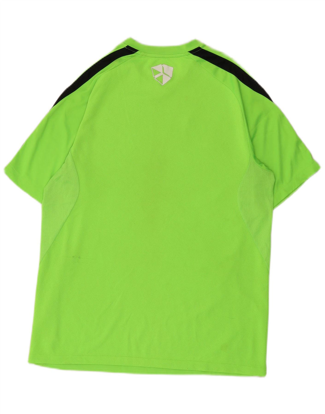 Nike Mens Dri Fit T-Shirt Top Medium Green Colourblock Polyester
