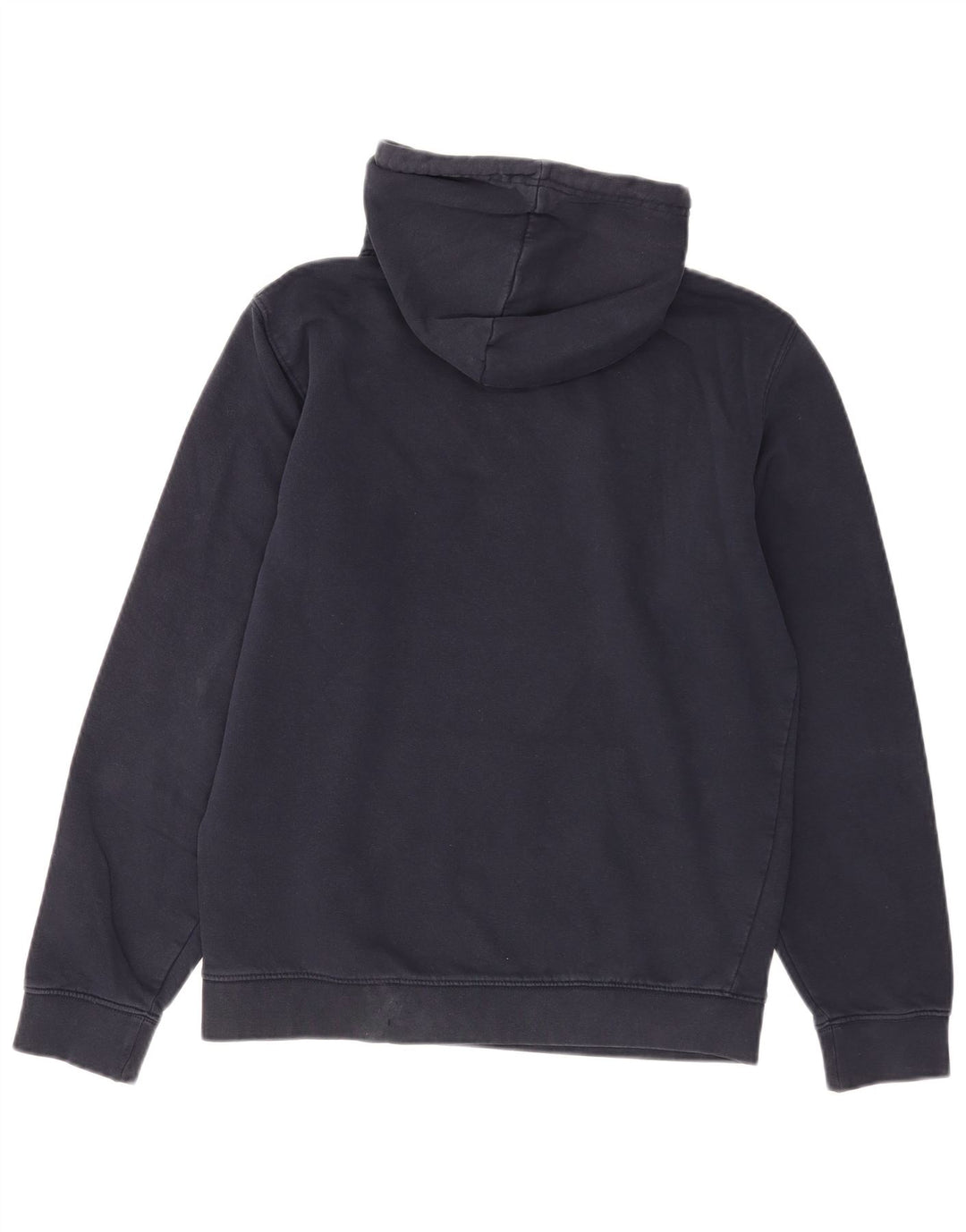 Champion Mens Hoodie Jumper Medium Navy Blue Cotton