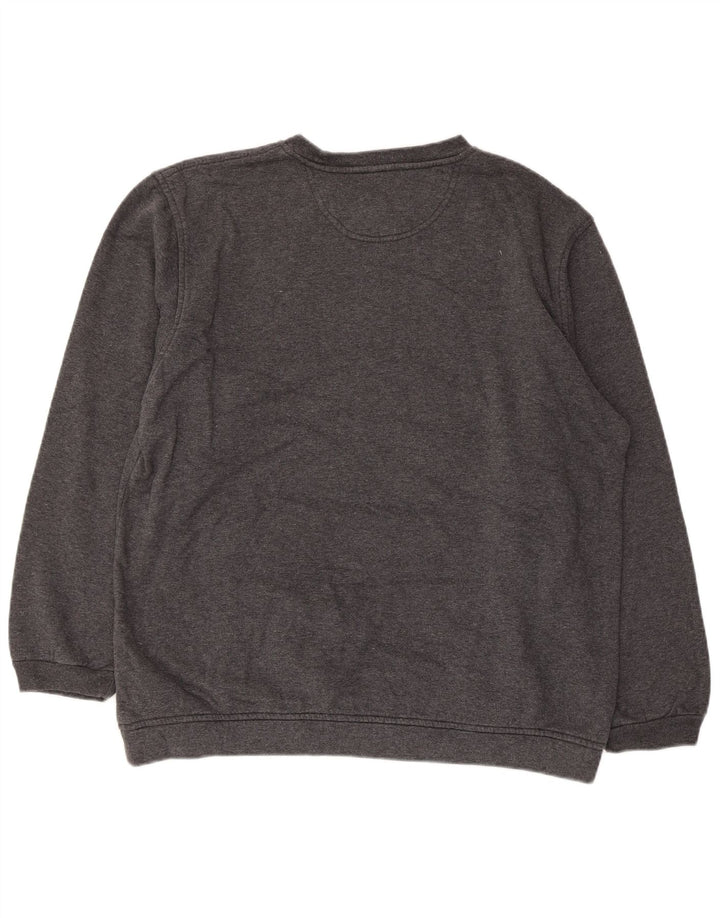 CHAMPION Womens Graphic Sweatshirt Jumper UK 16 Large Grey Cotton