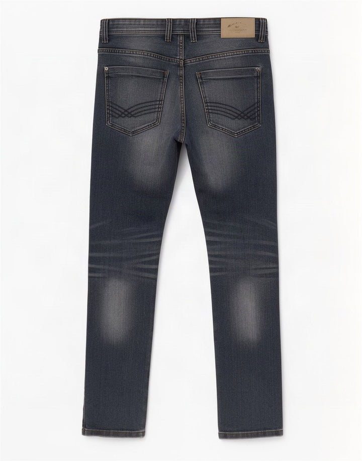Tom Tailor Mens Straight Jeans W30 L29 Navy Blue Cotton
