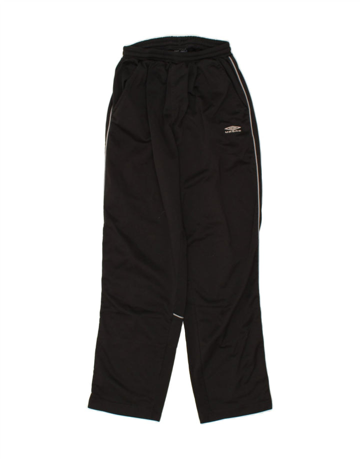UMBRO Boys Graphic Tracksuit Trousers 6-7 Years Black | Vintage Umbro | Thrift | Second-Hand Umbro | Used Clothing | Messina Hembry 