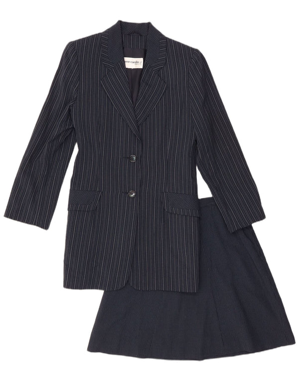 PIERRE CARDIN Womens 2 Piece Skirt Set IT 42 Medium W25 L20 Navy Blue