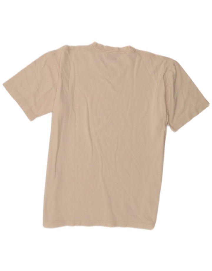 Kappa Mens T-Shirt Top XL Beige Cotton