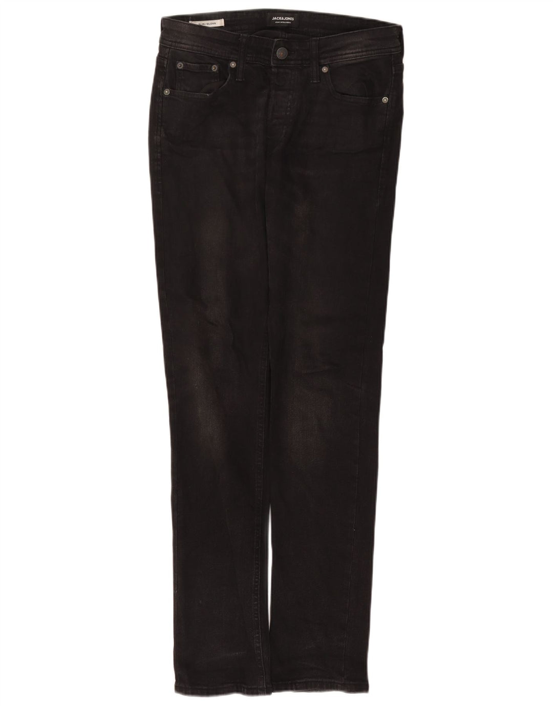 Jack & Jones Mens GLENN Slim Jeans W30 L32 Grey Cotton