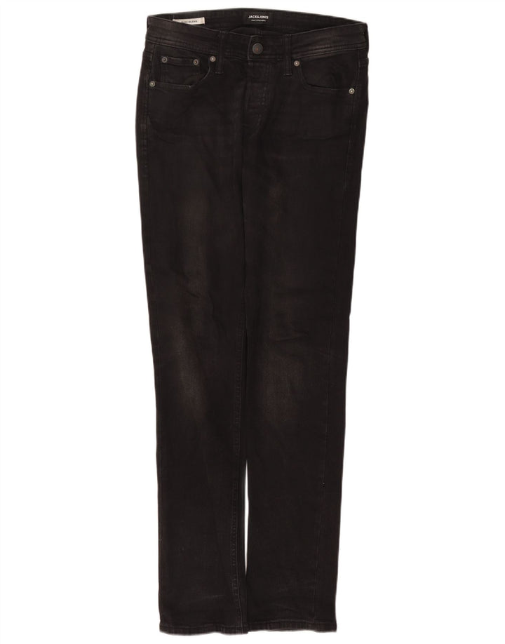 Jack & Jones Mens GLENN Slim Jeans W30 L32 Grey Cotton