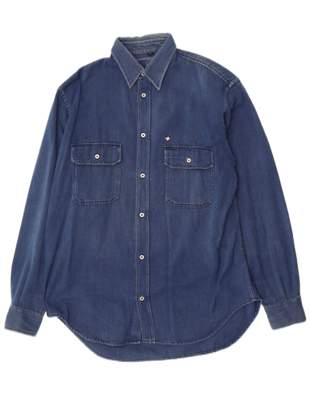 Murphy & Nye Mens Sailwear Shirt Medium Blue Cotton