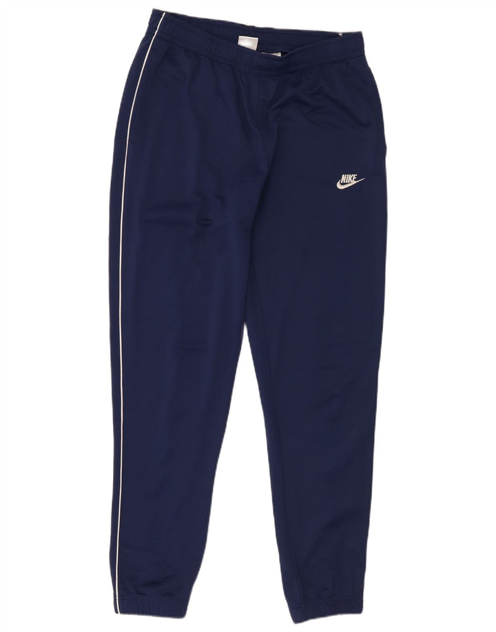 Nike Mens Tracksuit Trousers Joggers Medium  Navy Blue Polyester