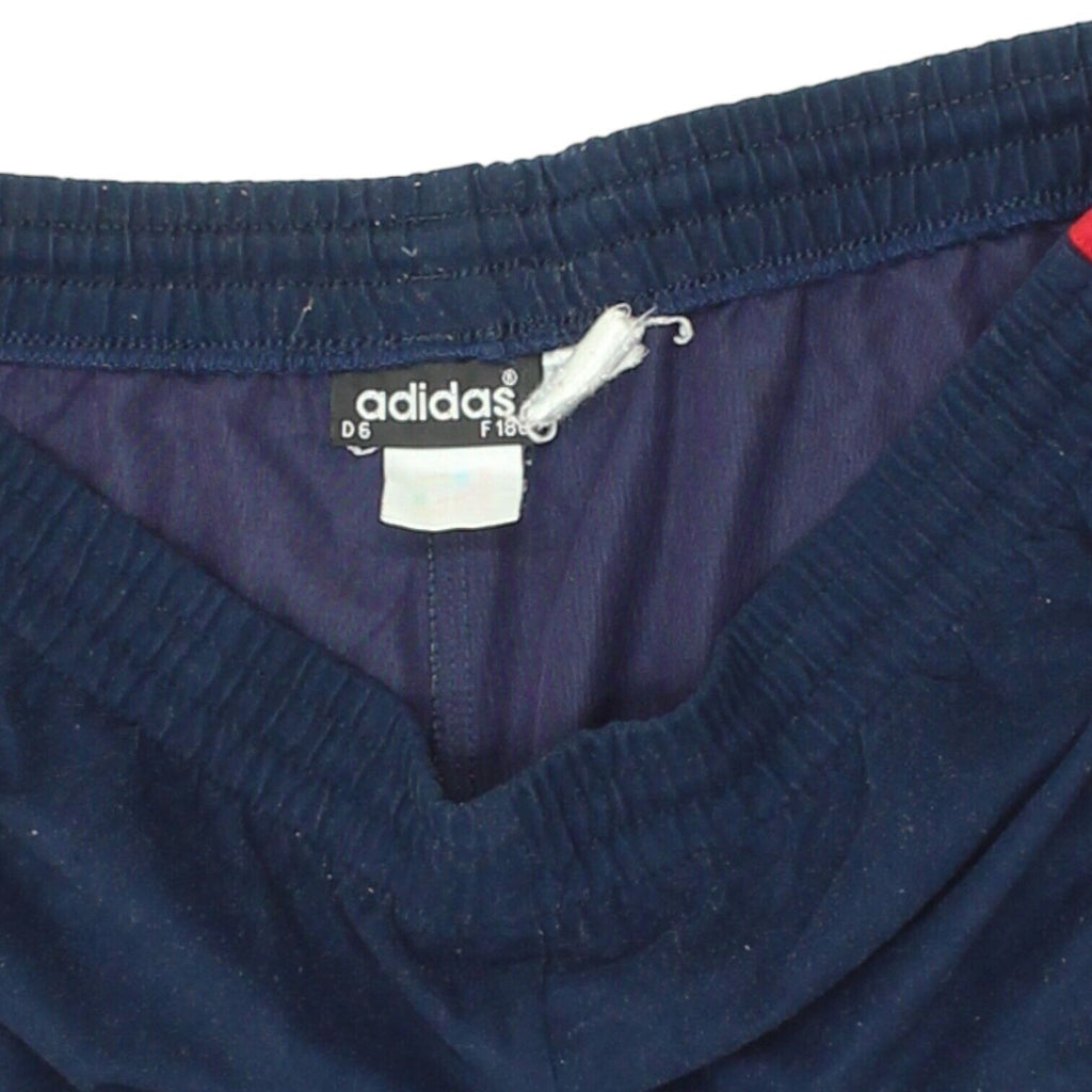 Adidas Mens Navy Tracksuit Bottoms | Vintage 90s Sportswear Track Pants Trousers | Vintage Messina Hembry | Thrift | Second-Hand Messina Hembry | Used Clothing | Messina Hembry 