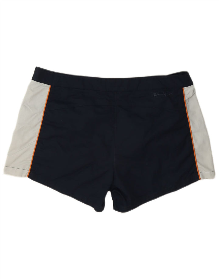Champion Mens Sport Shorts XL Navy Blue Colourblock