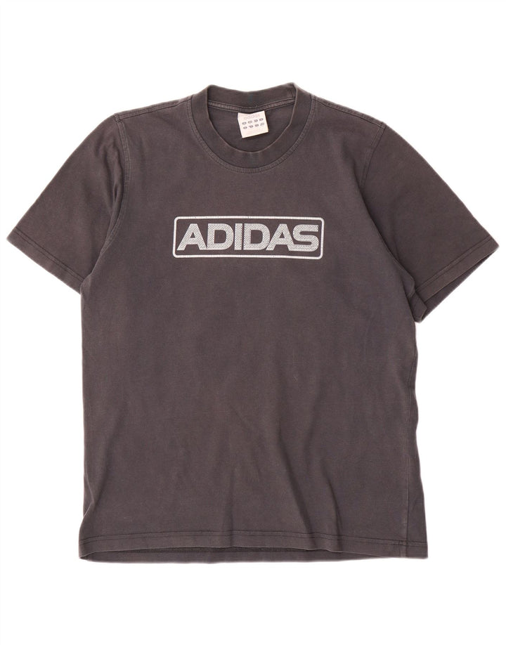 Adidas Mens Graphic T-Shirt Top Medium Grey Cotton