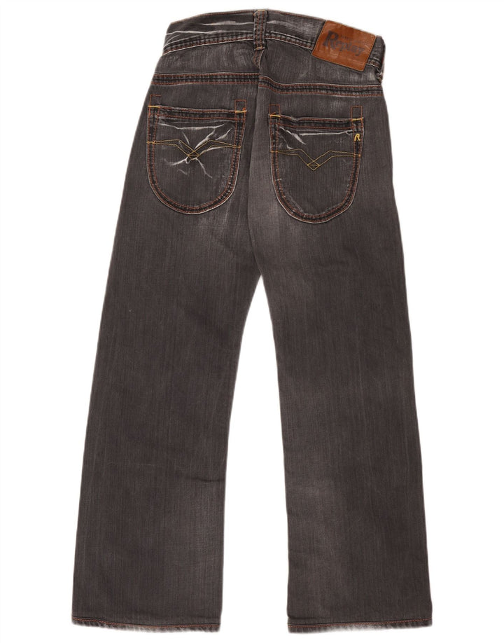 Replay Womens Bootcut Jeans W26 L27 Grey Cotton