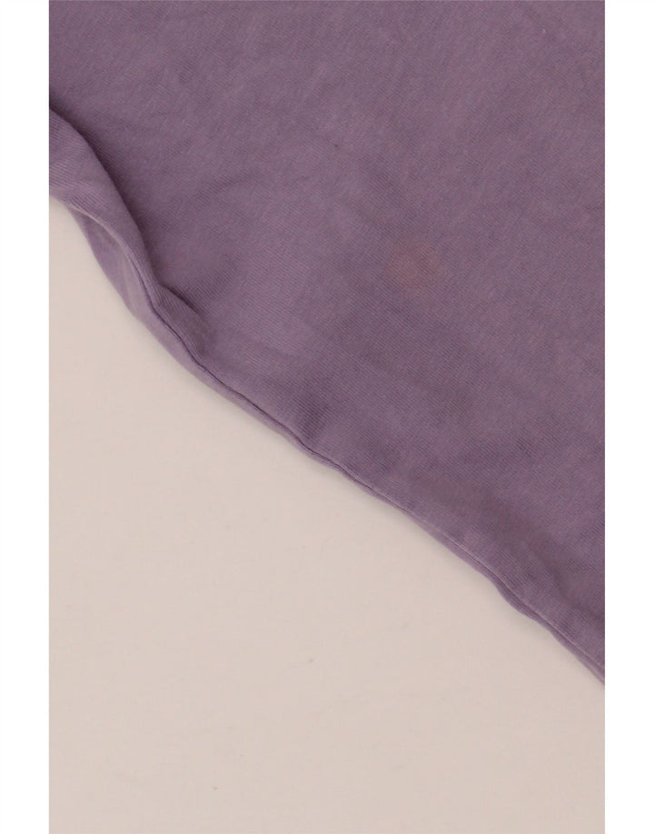 ADIDAS Womens Oversized T-Shirt Top UK 10 Small  Purple Cotton