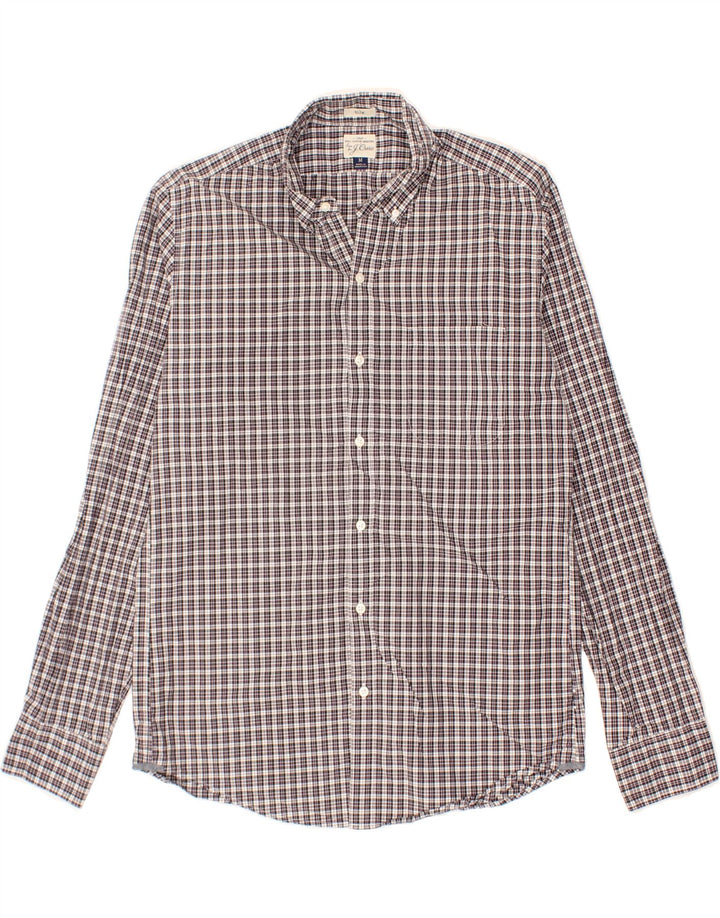 J. CREW Mens Shirt Medium Multicoloured Check Cotton Vintage J. Crew and Second-Hand J. Crew from Messina Hembry 