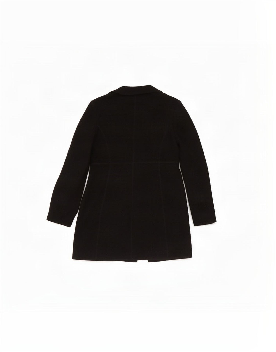 Dkny Womens Overcoat US 8 Medium Black Wool