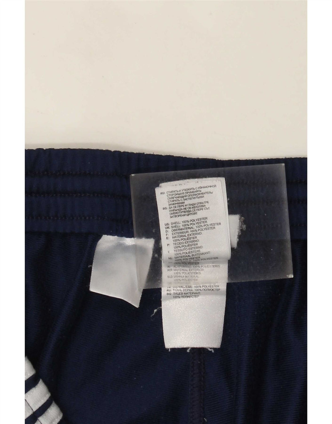 Adidas Mens Tracksuit Trousers Joggers UK 42/44 Medium  Navy Blue Polyester