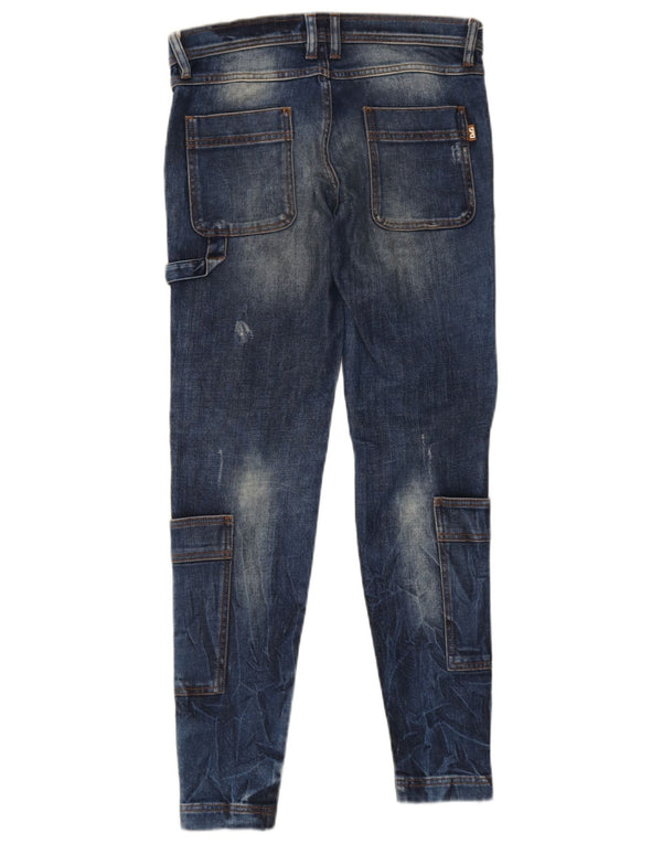 Dolce & Gabbana Womens Distressed Skinny Jeans IT 40 Small W30 L30 Blue