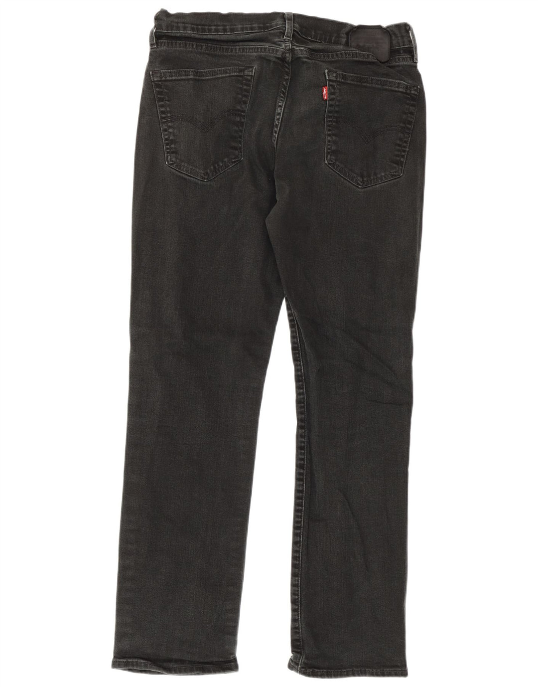 Levi's Mens Straight Jeans W33 L30 Black Cotton