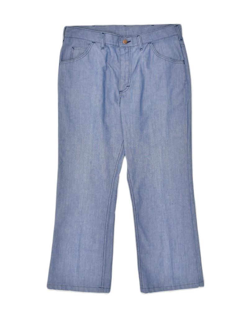 LEE Mens Straight Casual Trousers W34 L25  Blue | Vintage Lee | Thrift | Second-Hand Lee | Used Clothing | Messina Hembry 