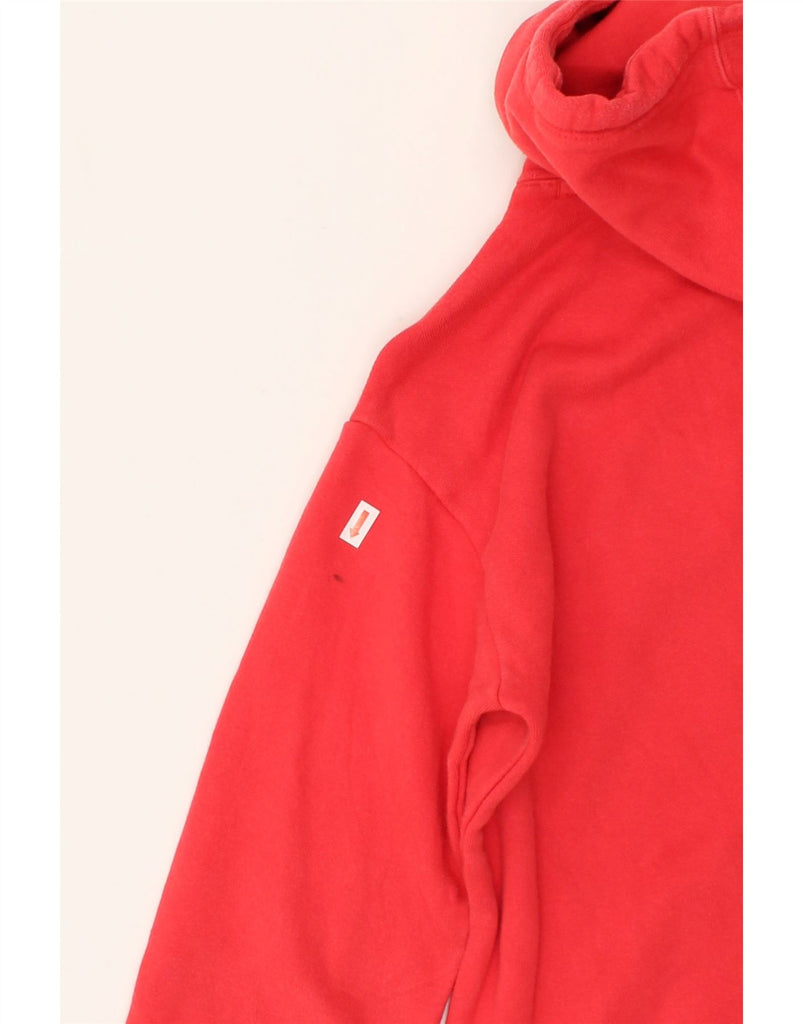 CHAMPION Womens Graphic Hoodie Jumper UK 6 XS Red Cotton | Vintage Champion | Thrift | Second-Hand Champion | Used Clothing | Messina Hembry 