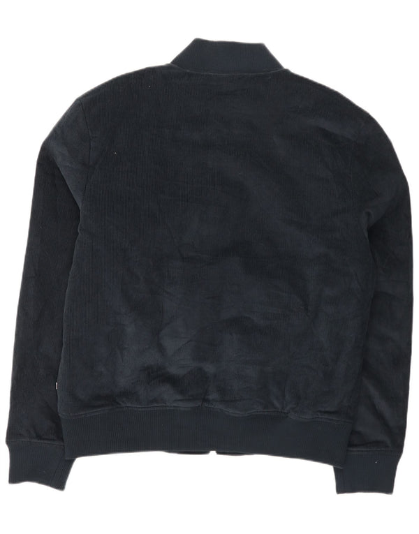 Farah Mens Corduroy Jacket UK 40 Large Navy Blue Cotton