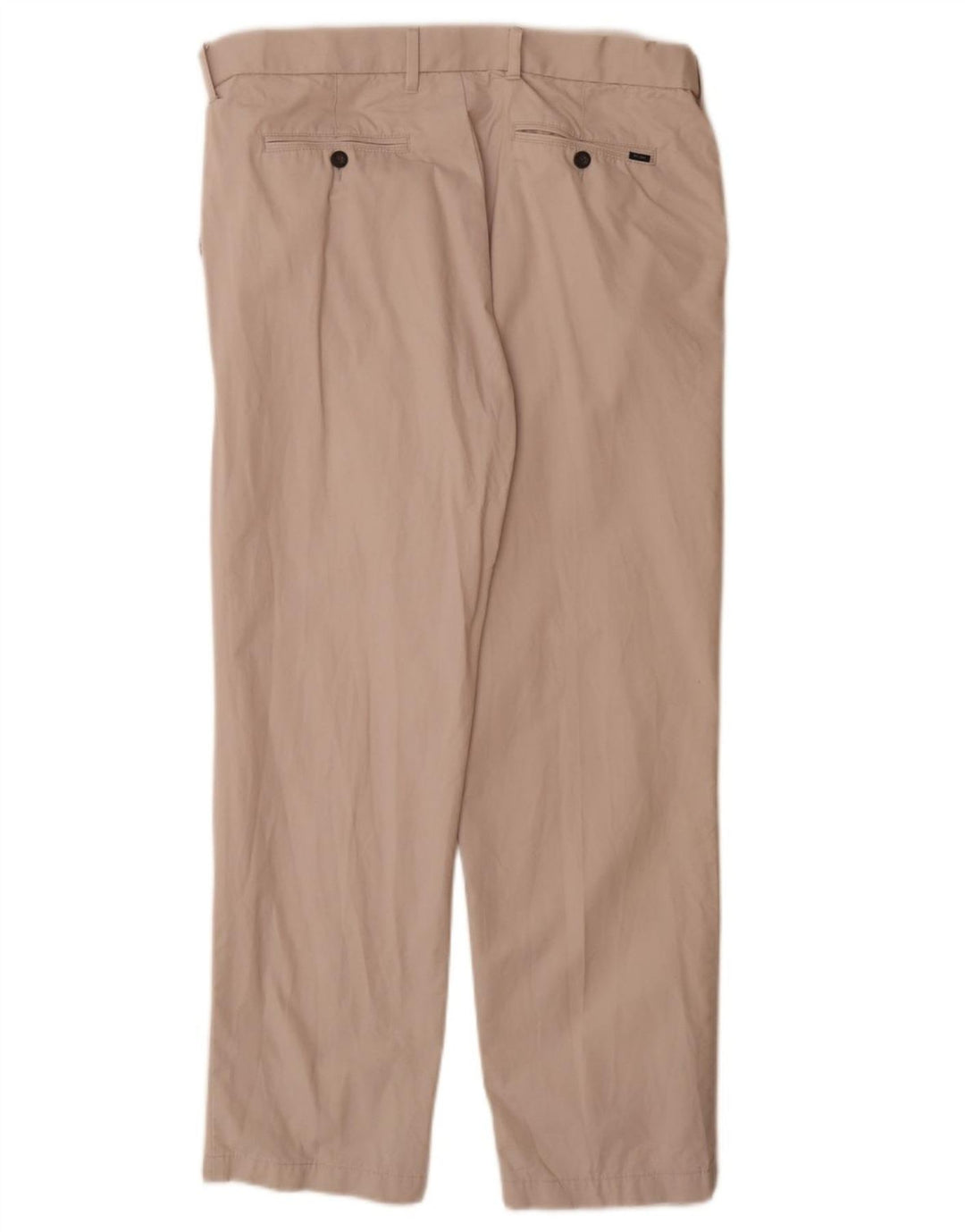 Marks & Spencer Mens Regular Fit Suit Trousers W36 L31 Grey Cotton