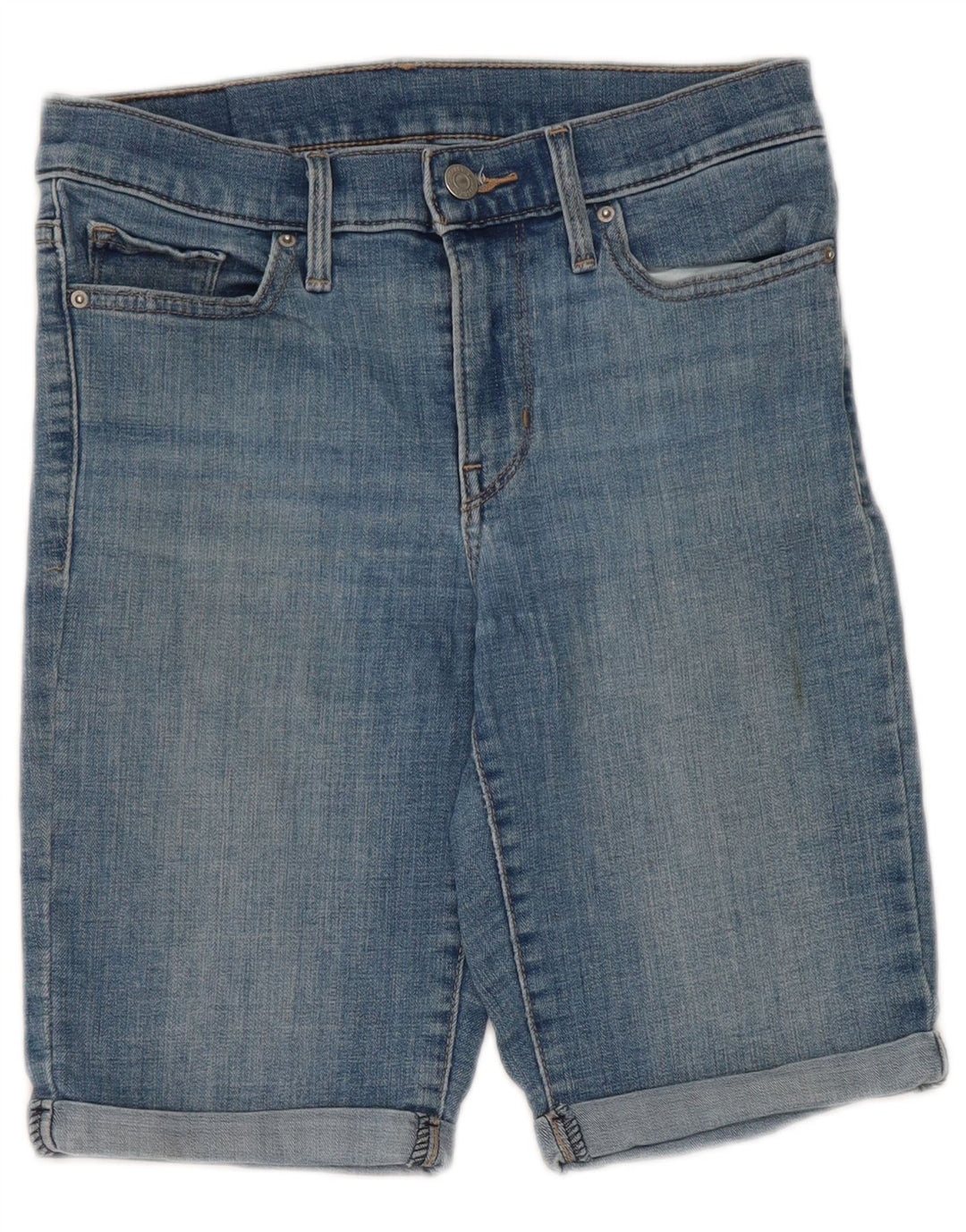 Levi's Womens Denim Shorts W26 Small Blue Cotton