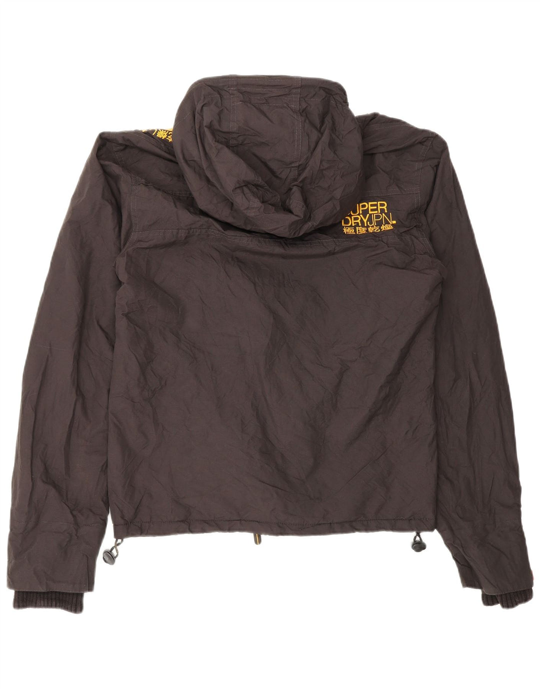 Superdry Mens Windcheater Graphic Windbreaker Jacket UK 36 Small Black