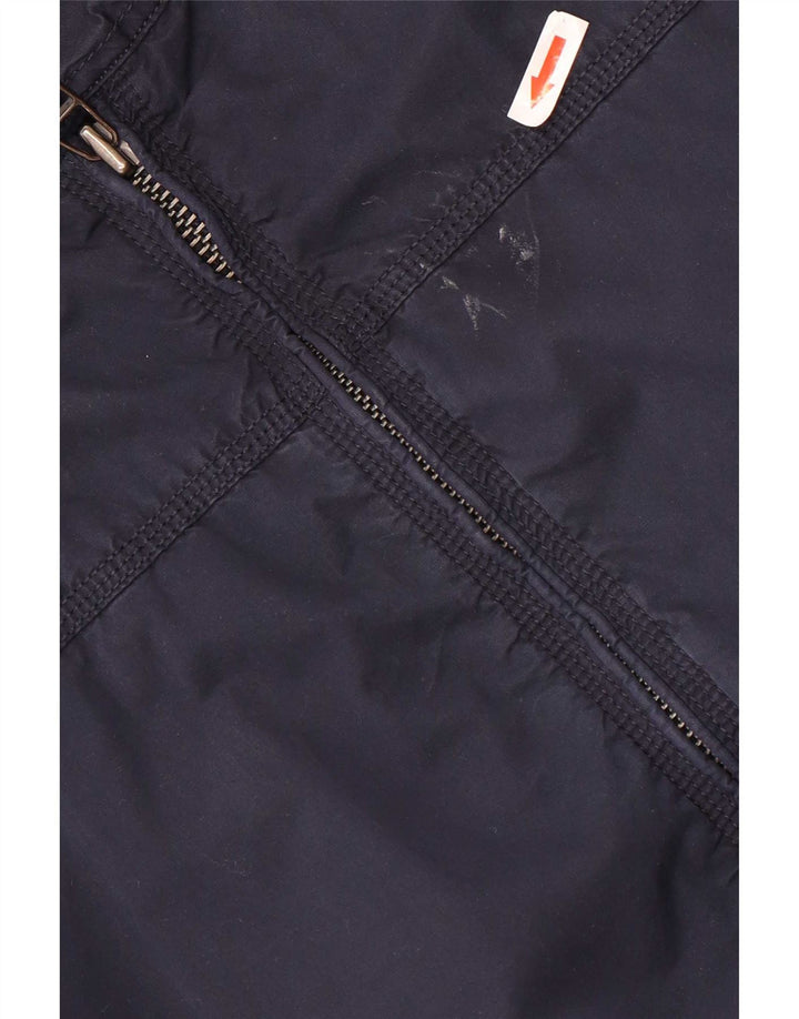 Superdry Mens Bomber Jacket UK 42 XL Navy Blue Cotton