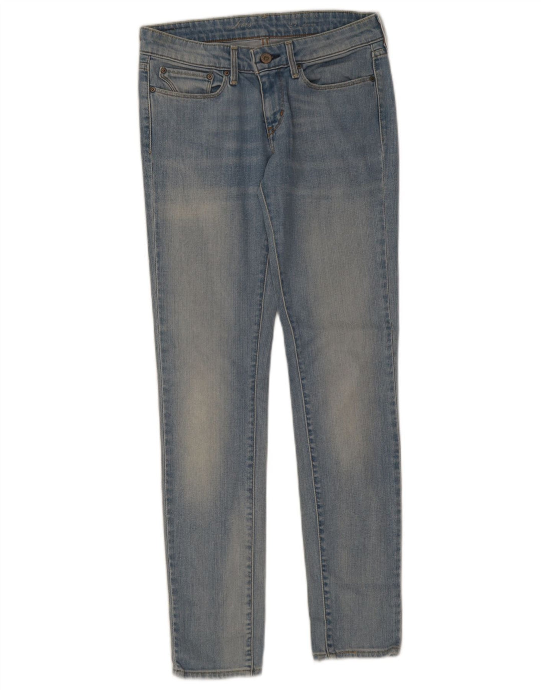 Levi's Womens Skinny Jeans W27 L32 Blue Cotton
