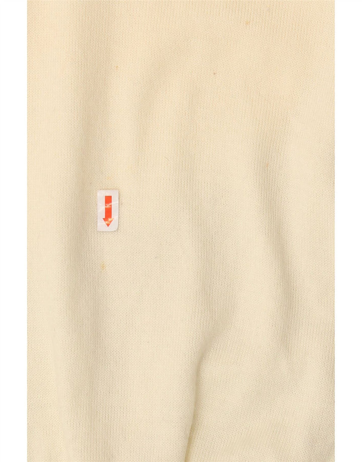VINTAGE Mens V-Neck Jumper Sweater IT 50 Medium Multicoloured Colourblock