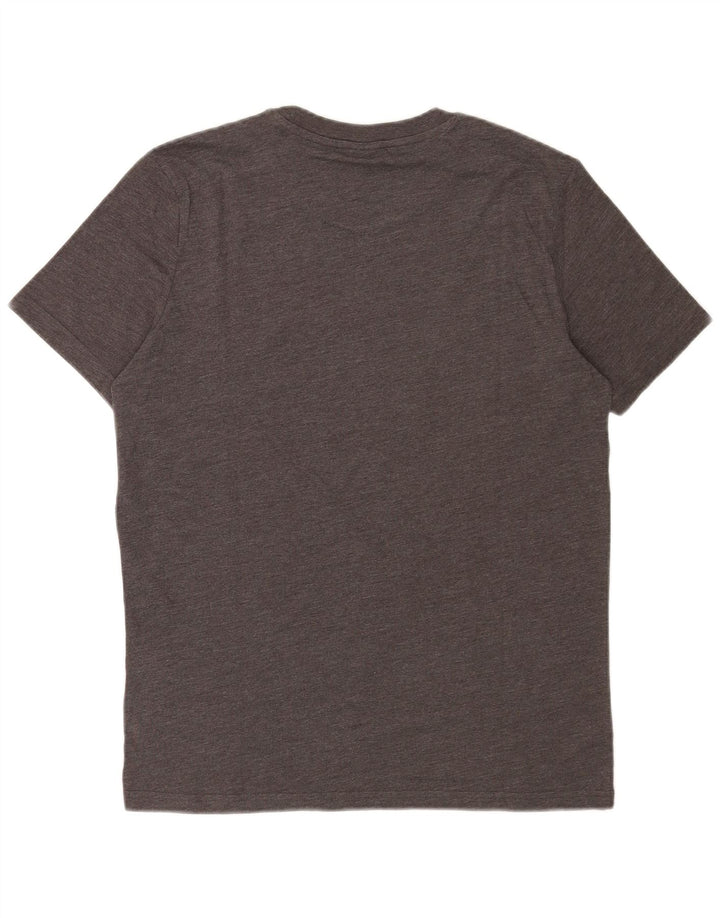 Champion Mens Graphic T-Shirt Top Medium Grey Cotton
