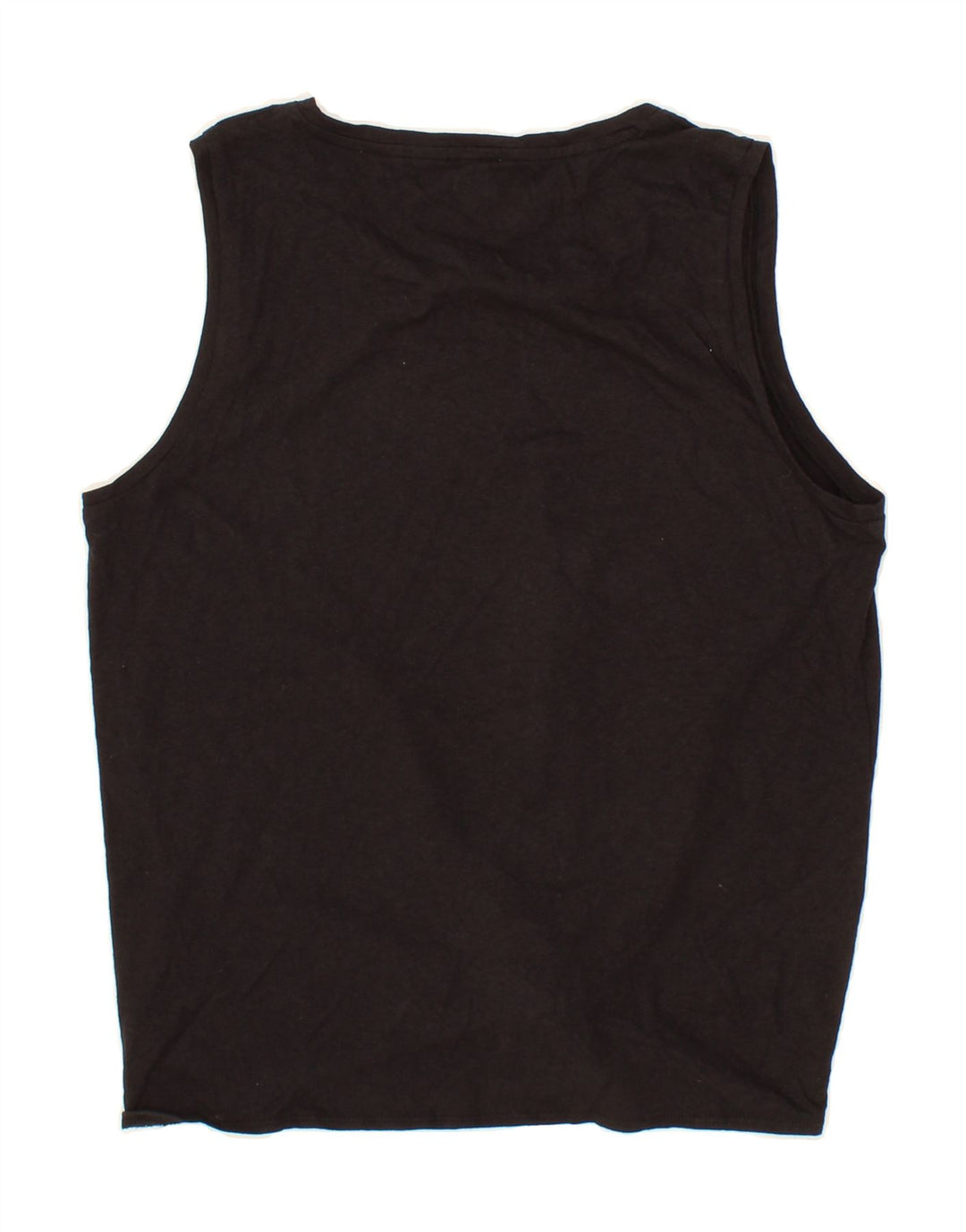 J. CREW Womens Vest Top UK 14 Medium Black Cotton Vintage J. Crew and Second-Hand J. Crew from Messina Hembry 