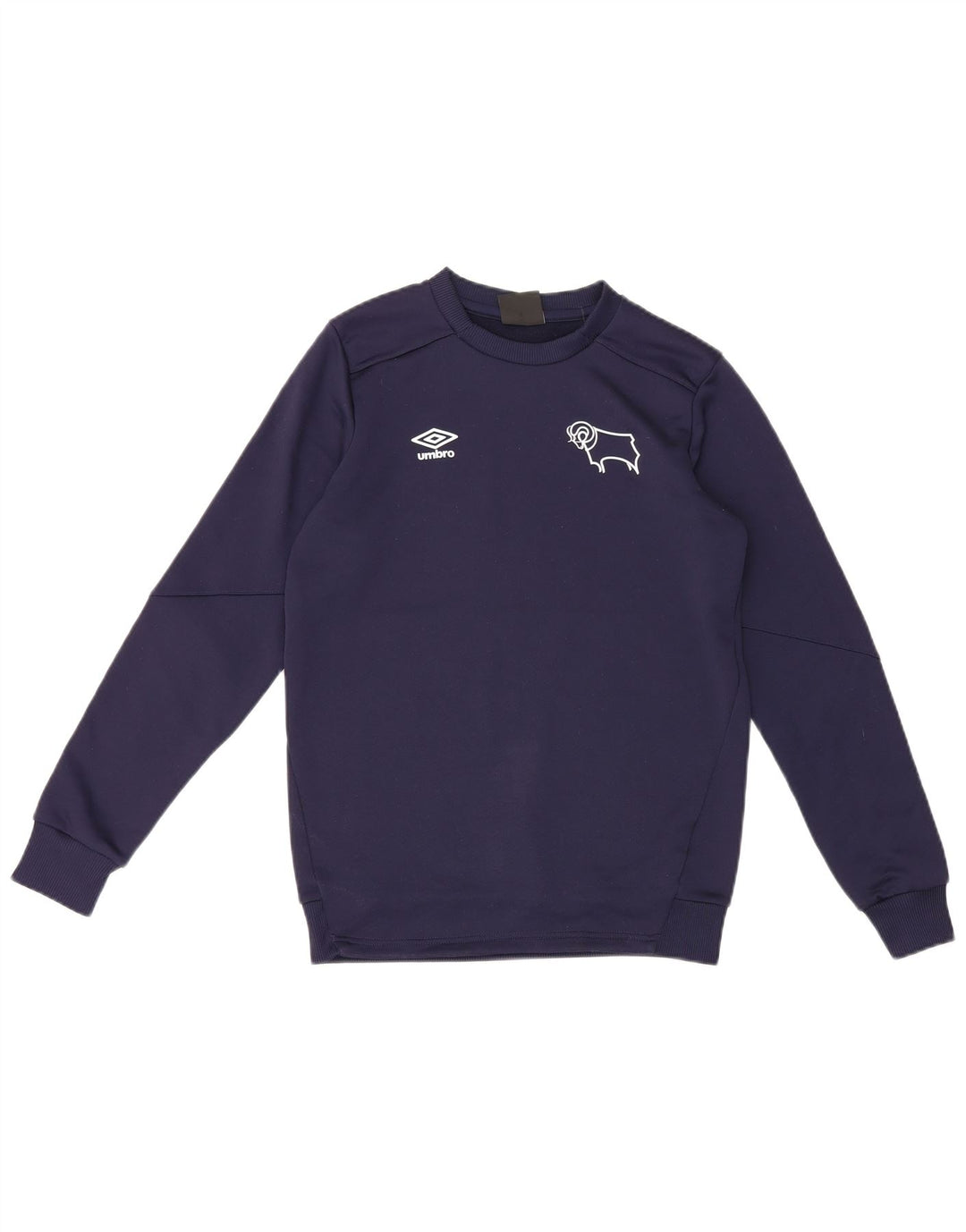 Umbro Boys Graphic Sweatshirt Jumper 13-14 Years XL Navy Blue Polyester