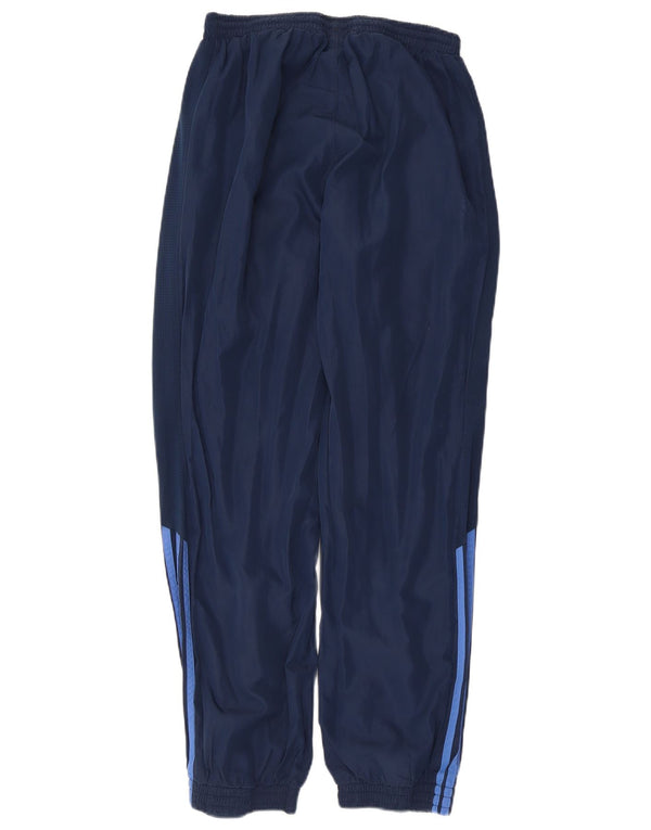 Adidas Mens Tracksuit Trousers Joggers Medium  Navy Blue Polyester