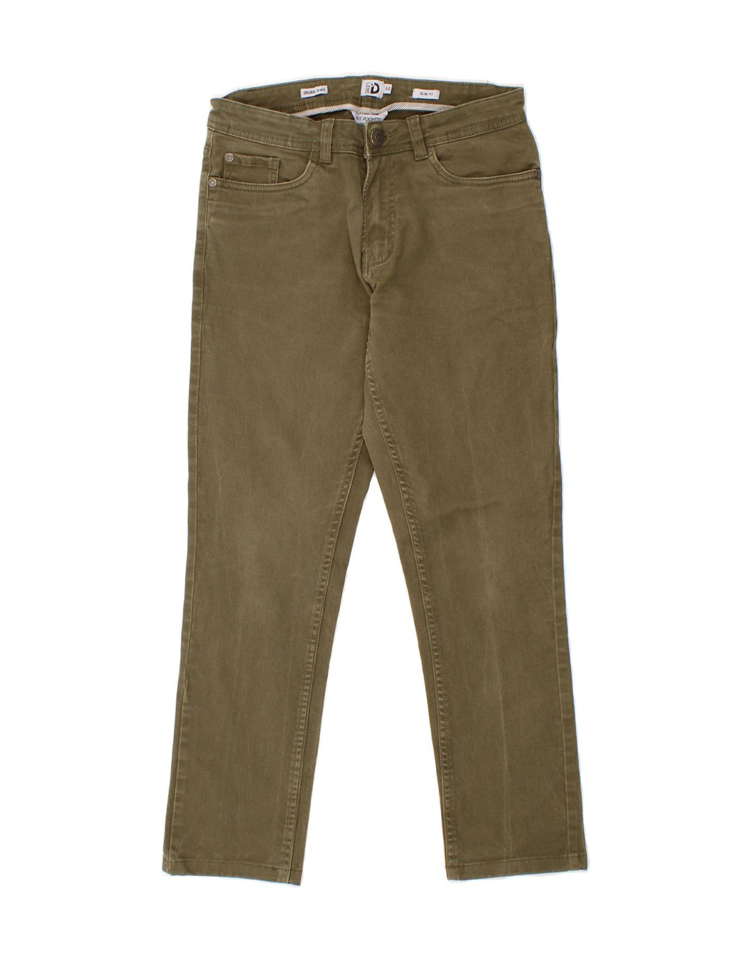 DACK'S Mens Slim Jeans IT 44 XS W26  L26  Khaki Cotton Vintage Dack's and Second-Hand Dack's from Messina Hembry 
