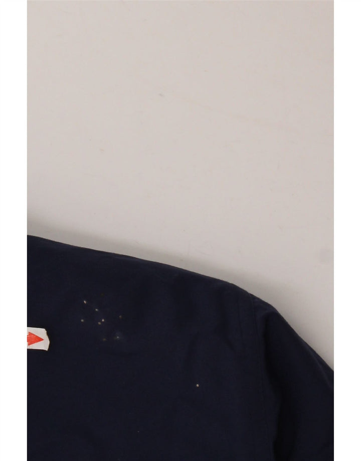 Nike Boys Windbreaker Jacket 10-11 Years Medium Navy Blue Polyester