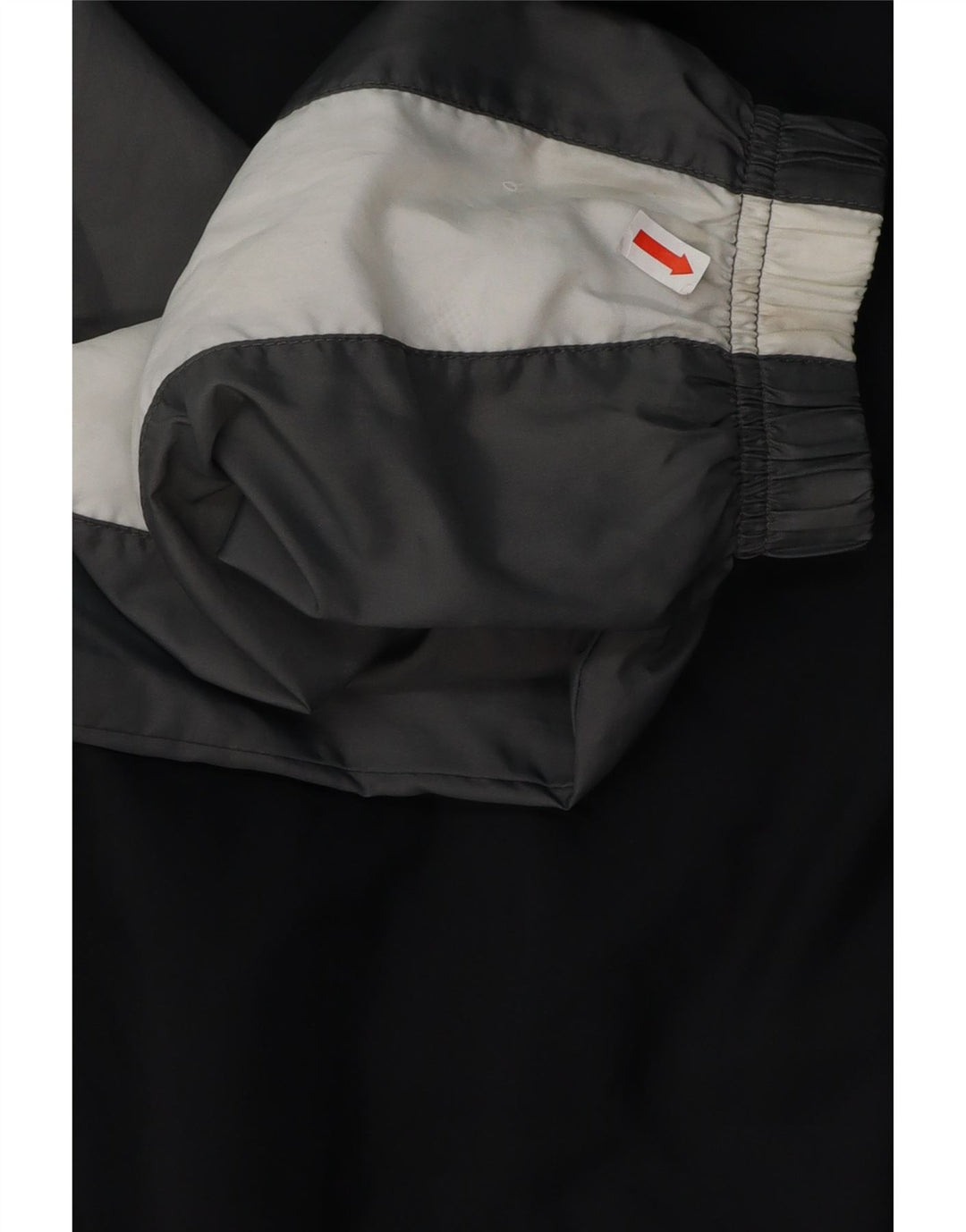 NIKE Mens Hooded Tracksuit Top Jacket Medium Grey Colourblock Polyester