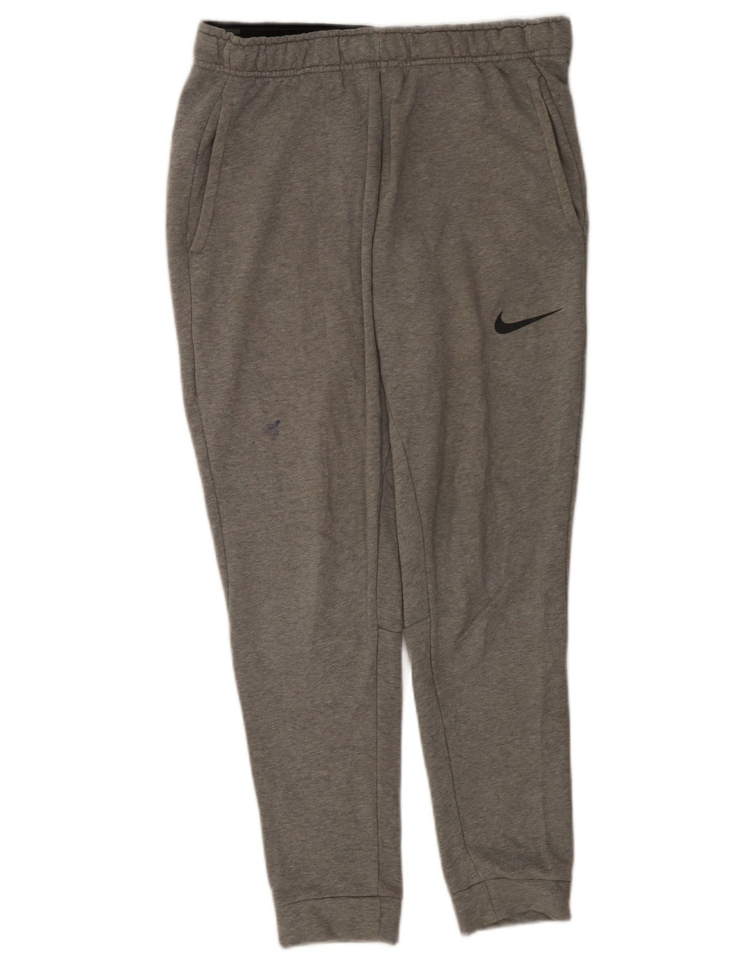 Nike Mens Dri Fit Standard Fit Tracksuit Trousers Joggers Medium Grey
