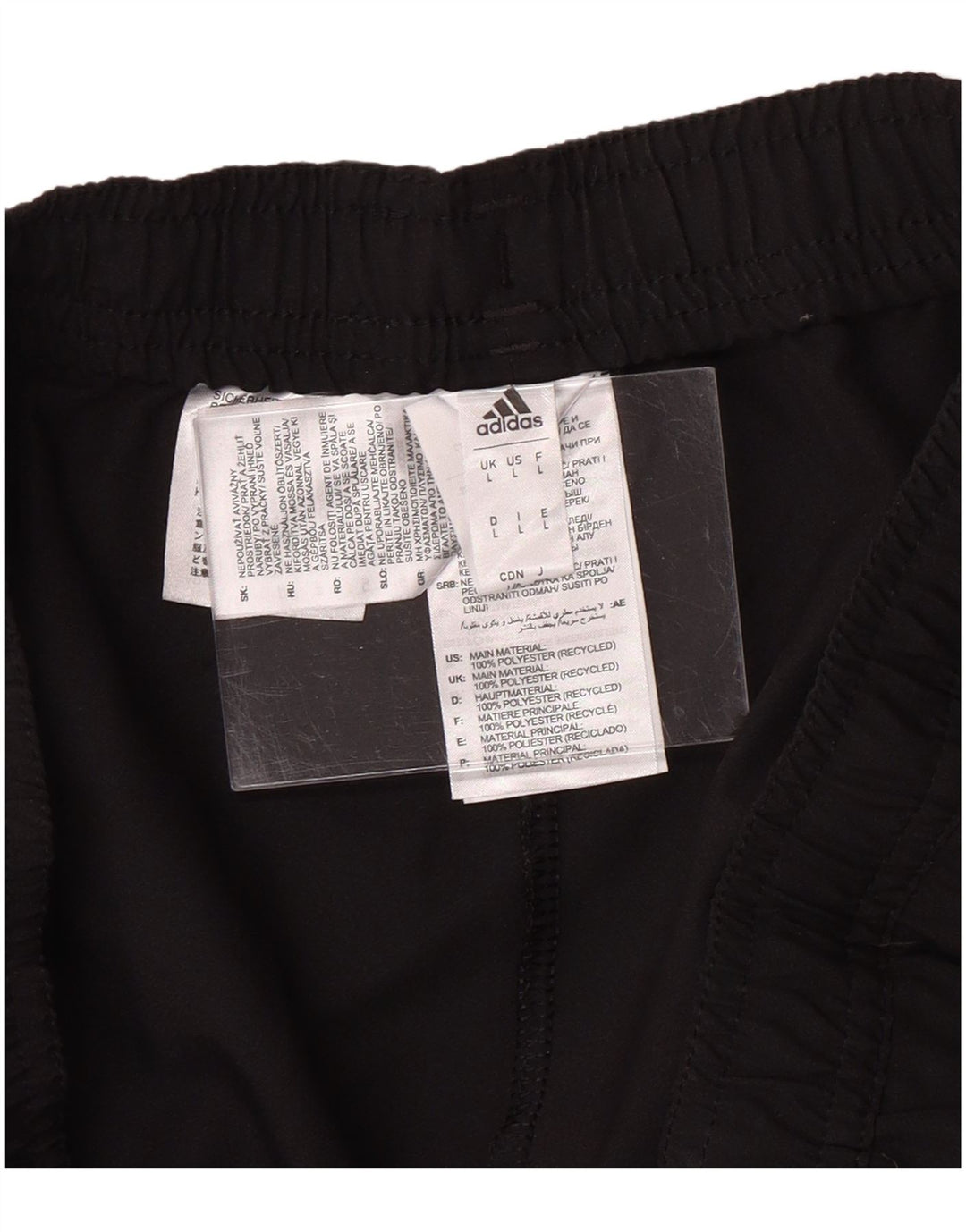 ADIDAS Mens Aeroready Tracksuit Trousers Large  Black Polyester