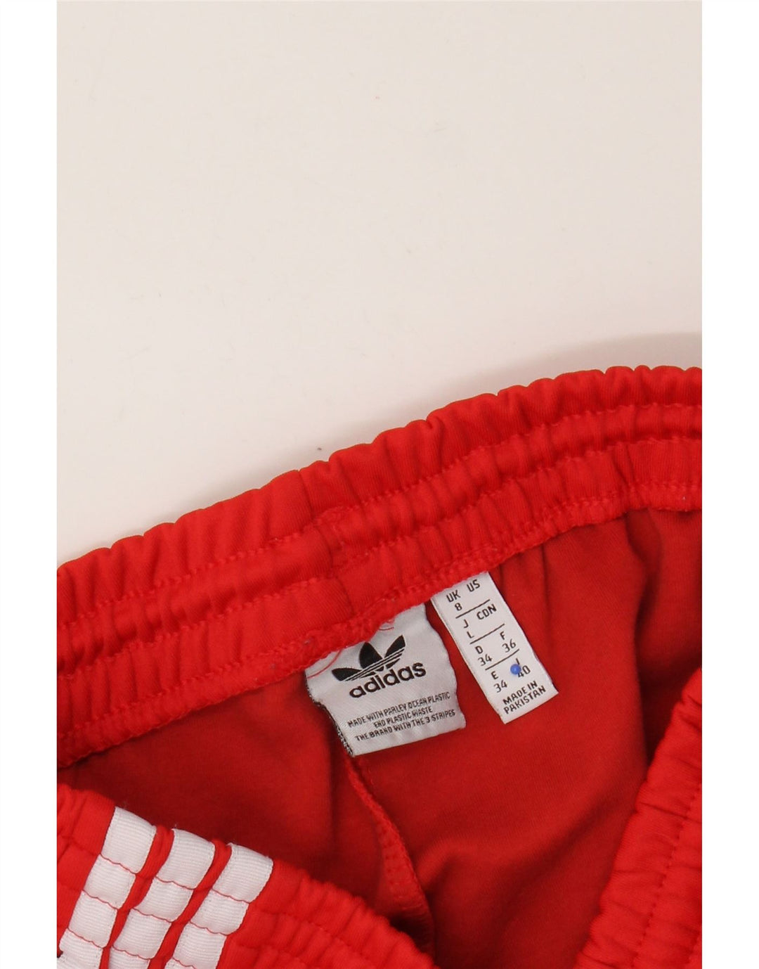 Adidas Womens Tracksuit Trousers UK 8 Small  Red