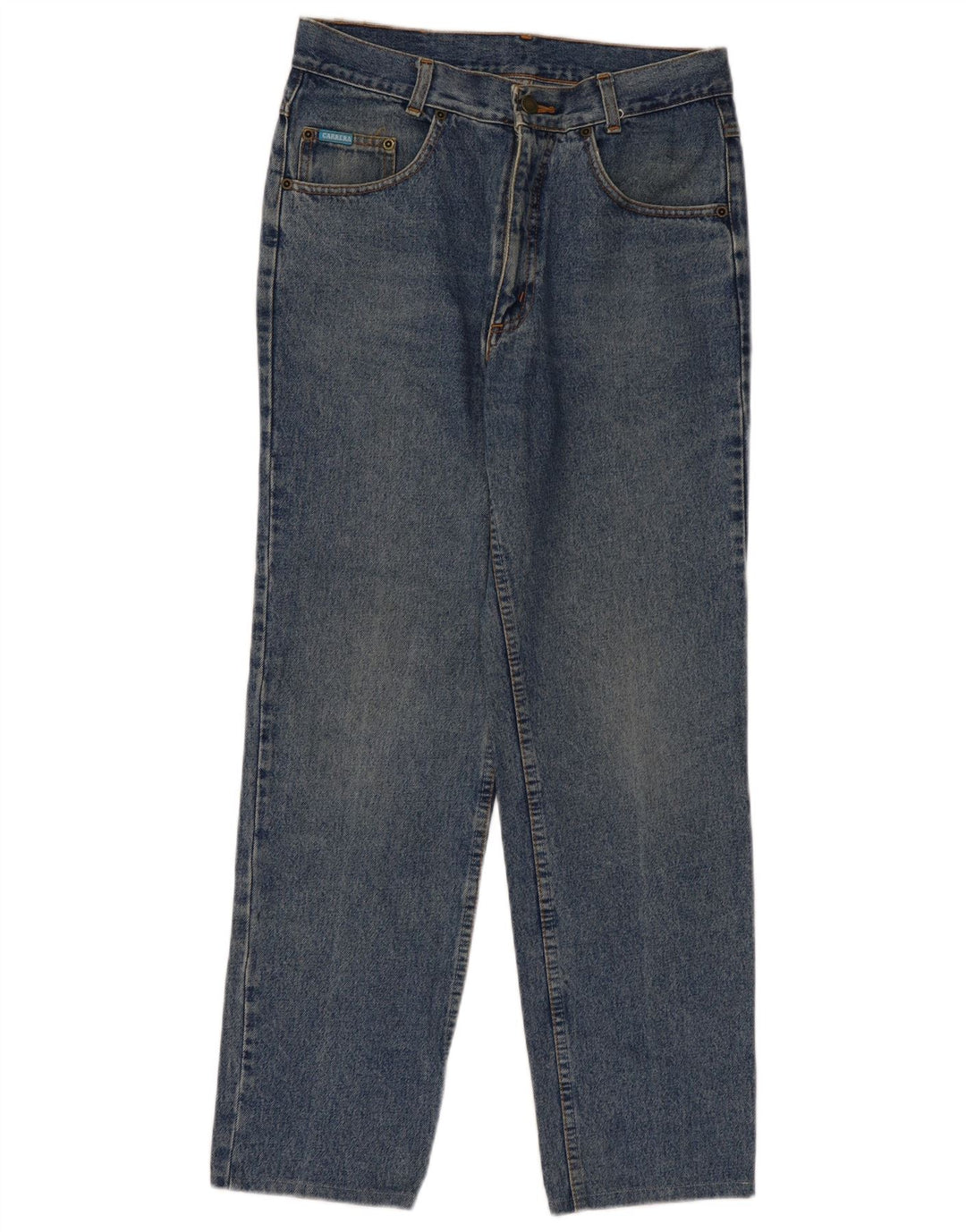 Carrera Mens Straight Jeans W32 L30 Blue Cotton