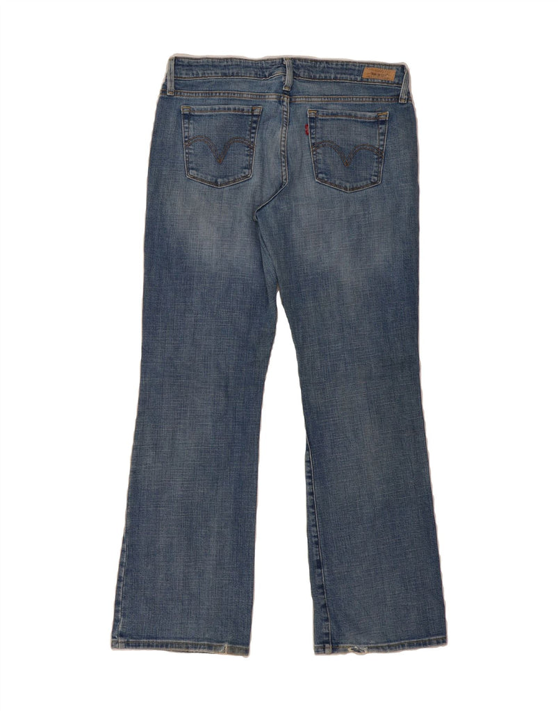 LEVI'S Womens 545 Low Bootcut Jeans US 12 Large W34 L31 Blue Cotton Vintage Levi's and Second-Hand Levi's from Messina Hembry 