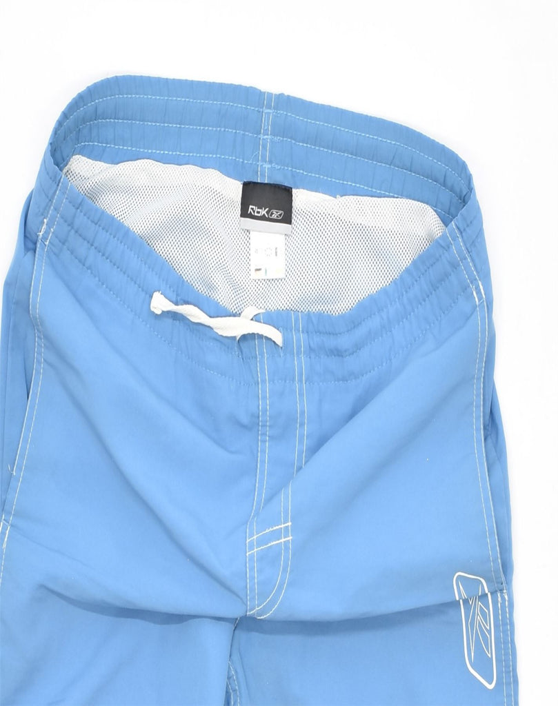 REEBOK Mens Swimming Shorts Medium Blue | Vintage | Thrift | Second-Hand | Used Clothing | Messina Hembry 