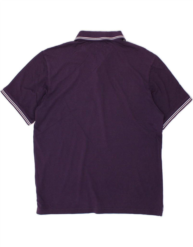 CHAMPION Mens Easy Fit Polo Shirt 2XL Purple Cotton | Vintage Champion | Thrift | Second-Hand Champion | Used Clothing | Messina Hembry 