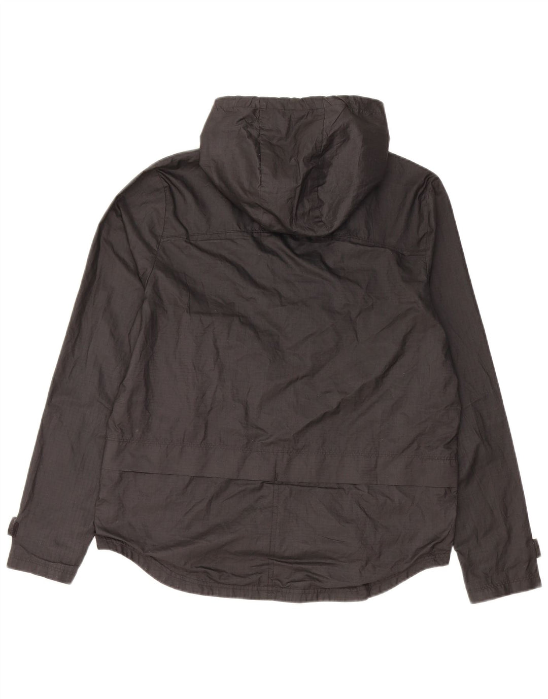 Nike Womens Hooded Rain Jacket UK 14 Medium Black Polyester